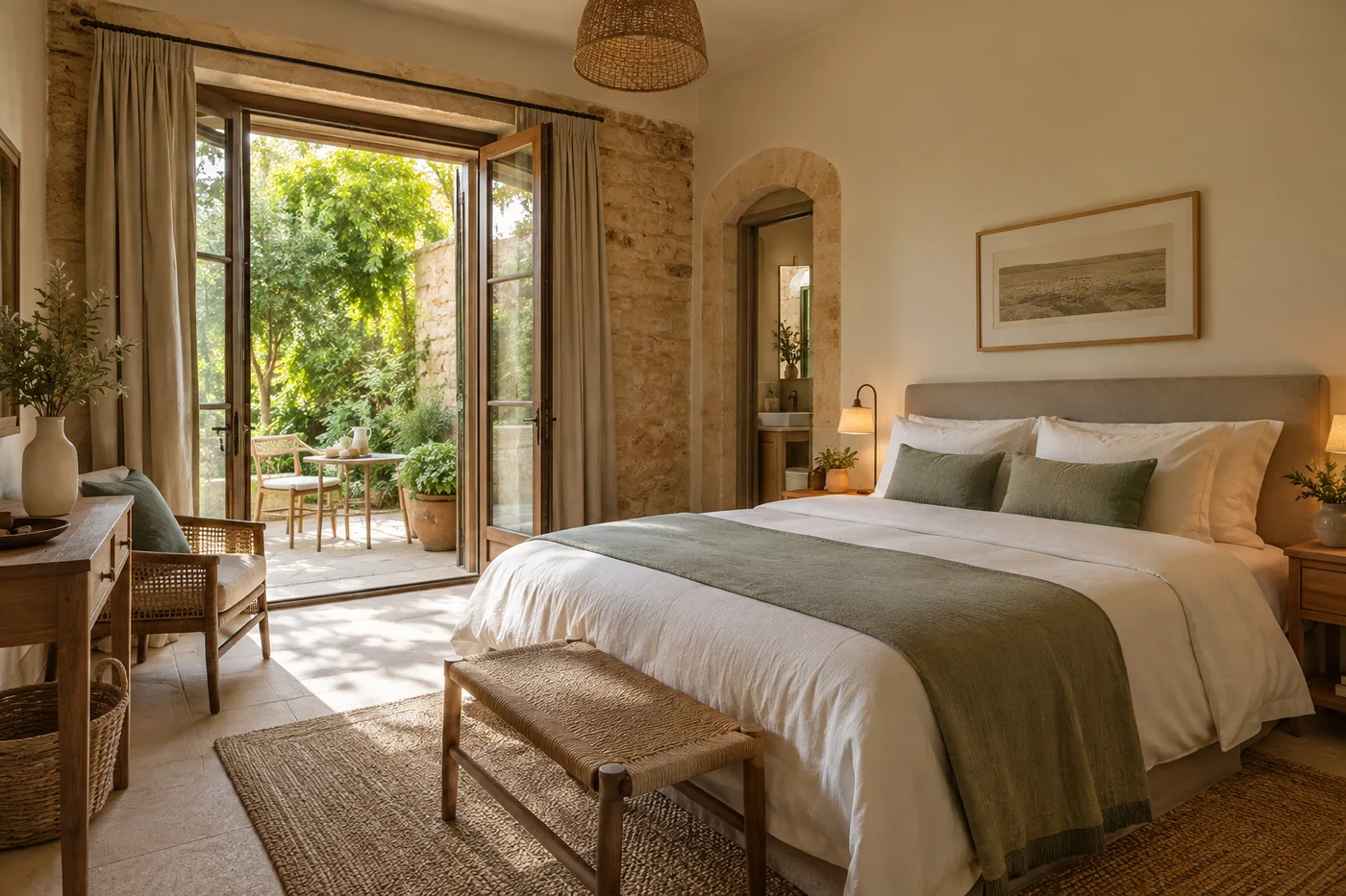 Garden double · Aurelia Beach House, room photograph